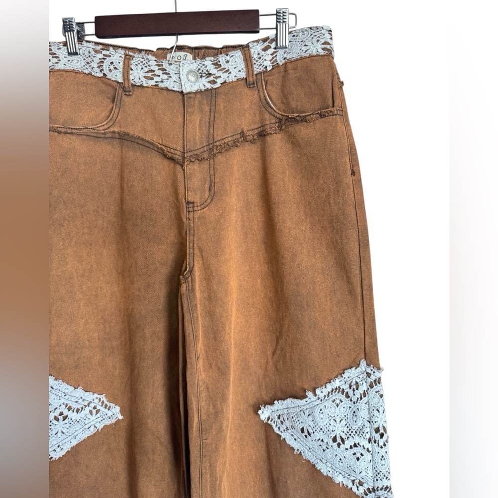 POL Boho Lace Patchwork Wide Leg Pants
Size M - Picture 6 of 15